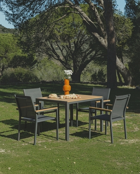 Fauteuil de jardin empilable