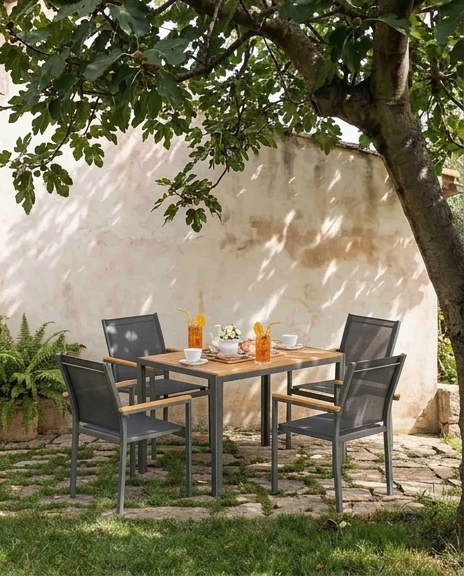 Fauteuil de jardin empilable