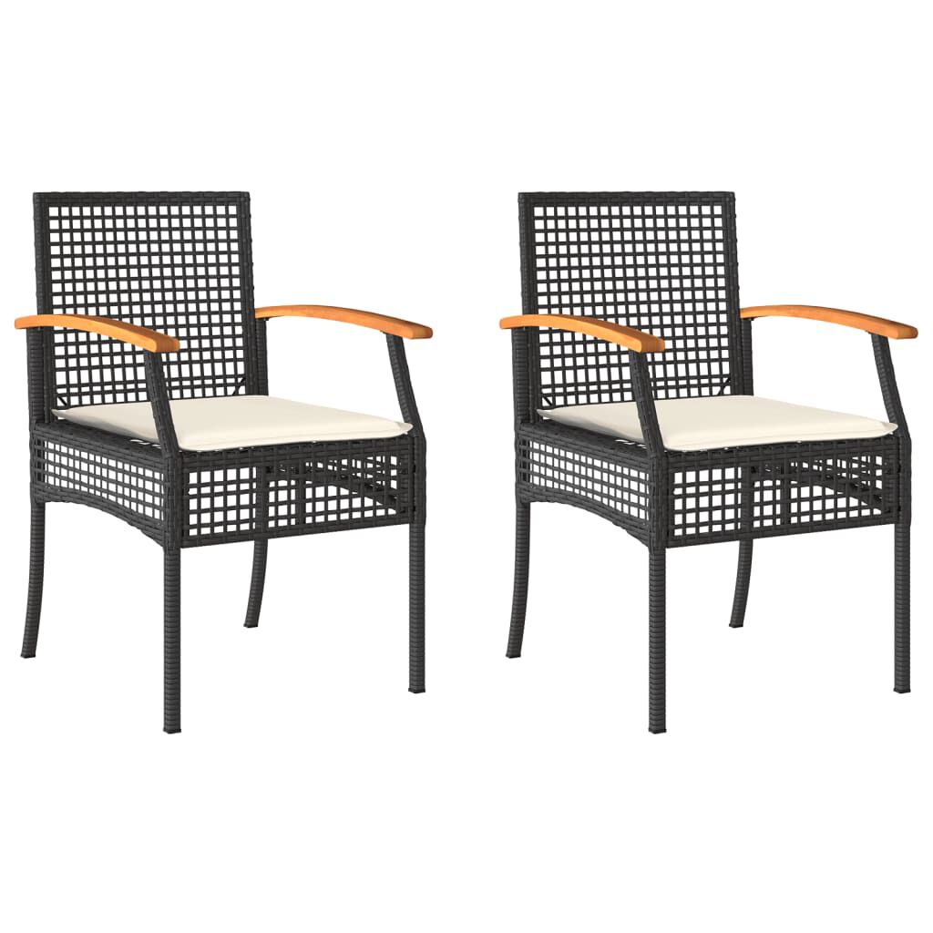 2 Fauteuils de jardin résine tressée
