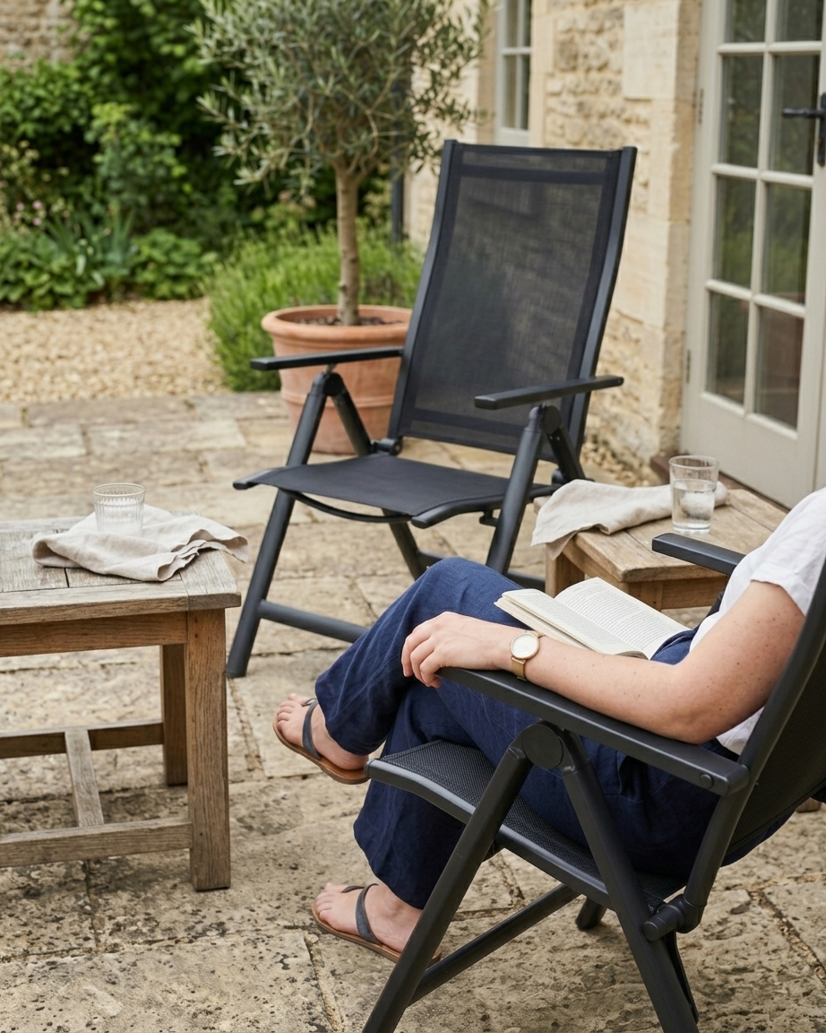 Fauteuil de jardin inclinable