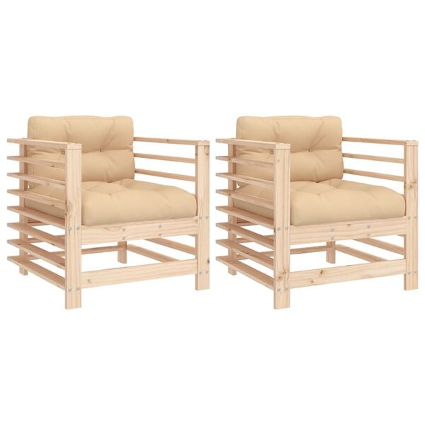 2 Fauteuils cocon extérieur